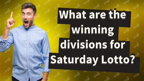 saturday x lotto divisions
